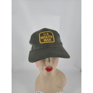 US Minute Man Mesh snapback khaki green white